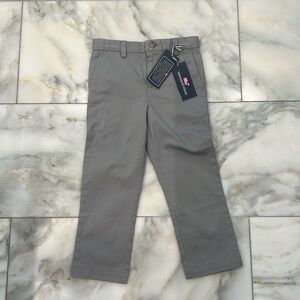 Vineyard Vines Boys Breaker anchor gray Pants size 5 NWT